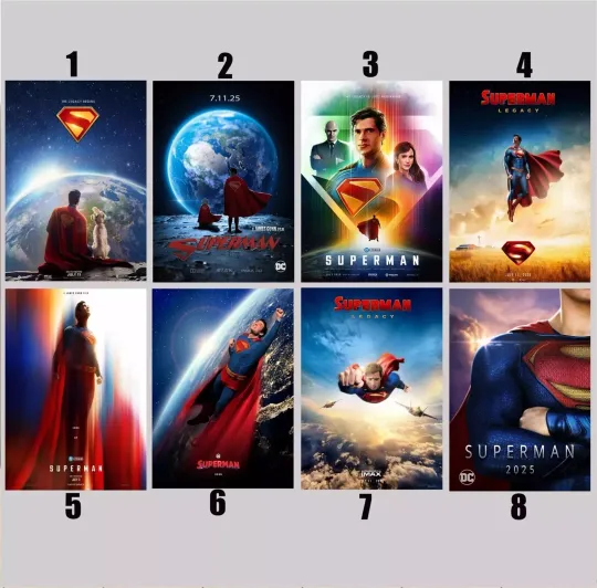 Discover Custom Superman 2025 Movie Poster