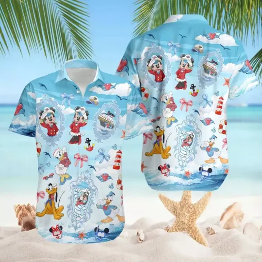 Discover Mickeyy mouse Cruise Hawaiian Shirt