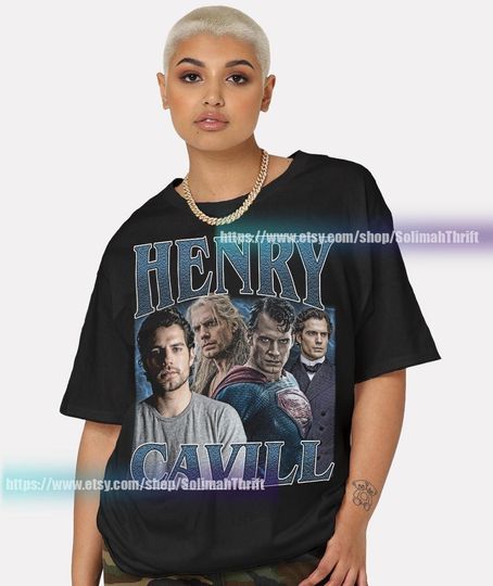 Discover Henry Cavill Vintage Shirt, Bootleg T Shirt Man Woman Unisex T-Shirt, Gift For Him