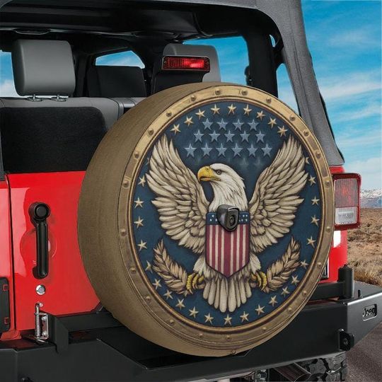 Discover Spare Tire American Freedom Seal Cover