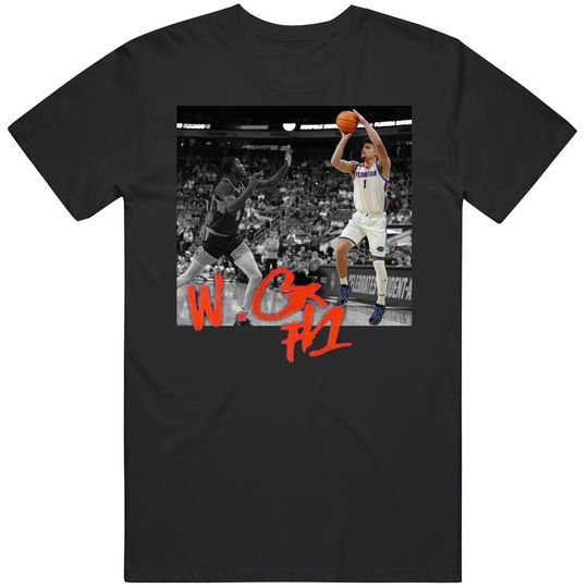Discover Walter Clayton Jr College Basketball March Madness Florida Basketball Fan Gift T Shirt
