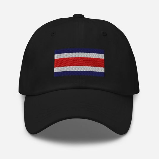 Discover Costa Rica Flag Cap, Costa Rica Embroidered Dad Hat