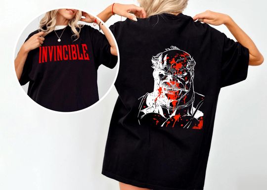 Discover Conquest Invincible Shirt, Invincible Mark Grayson Atom Eve Love Comics, Invincible Graphi