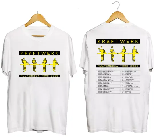 Discover 2025 Kraftwerk Multimedia Tour Shirt