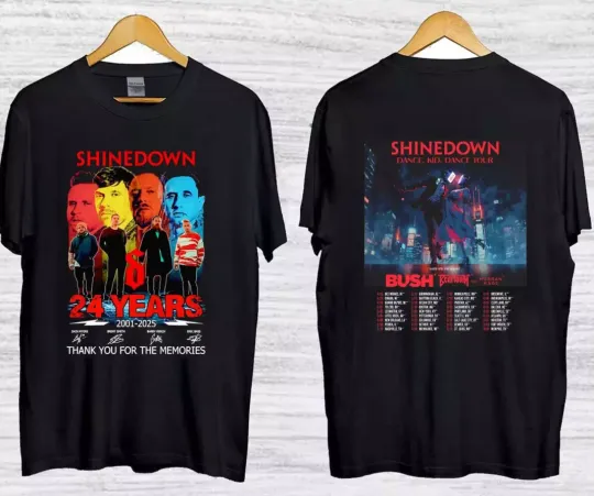 Discover shine down 2025 ‘Dance, Kid, Dance Tour Shirt