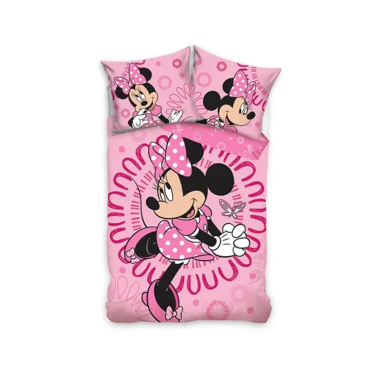 Discover Minniee Mouse Single Duvet Cover Set Children's Reversible EU Size