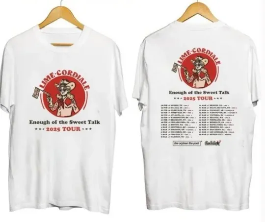 Discover Lime Cordiale Tour 2025 Shirt