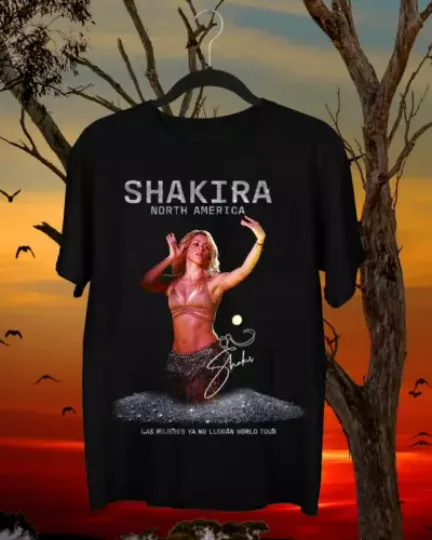 Discover Shakira Tour 2025 Collection Gift For Fans T-shirt