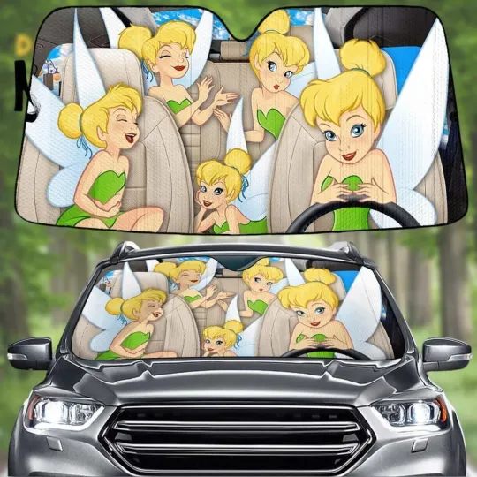 Discover Tinkerr Bells Car Sunshade, Tinkerbell Car Sun Shade, Disneyyy Vacation Auto Su