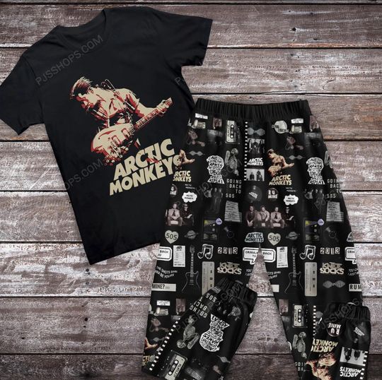 Discover Arctic Monkeys Pajama Set, Cozy Sleepwear for True Indie Rock Fans