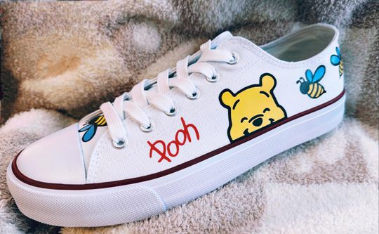 Discover Disneyyy Winniee The Poohh Inspired Peek A Boo Sneakers