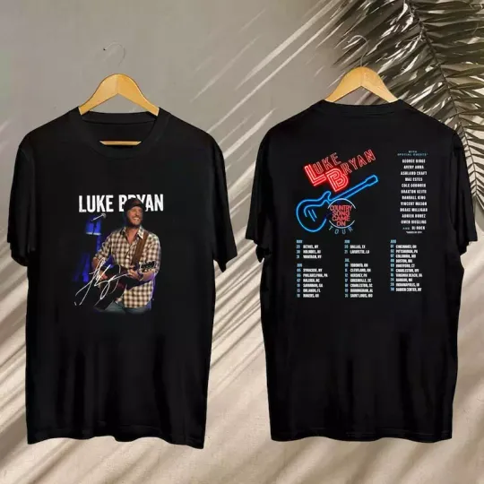 Discover 2025 Luke Bryan Country Song Came On Tour Shirt