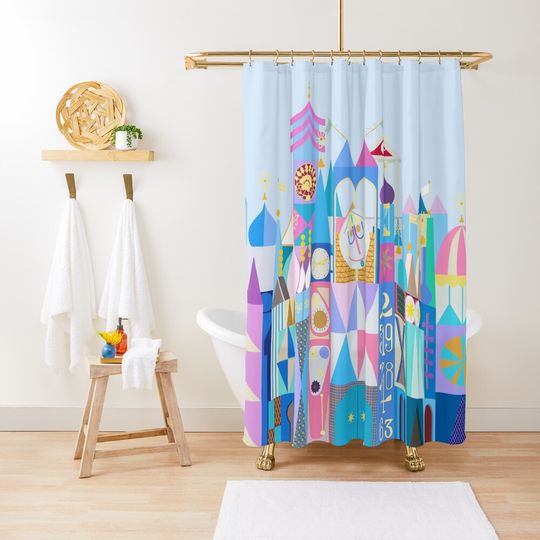 Discover Tokyo Small World After All Shower Curtain