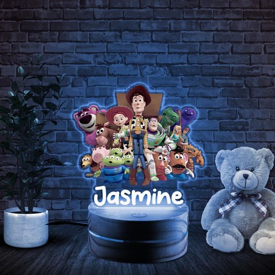 Discover Personalized toy stories Night Light, Kids Night Light, Nursery Decor For Baby