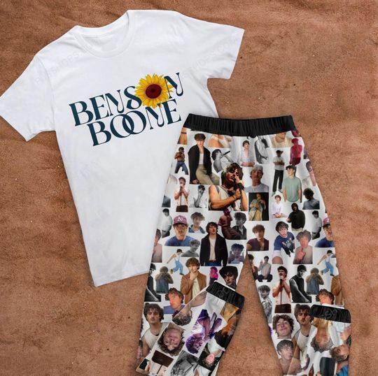 Discover Benson Boone Holiday Pajamas Set, Benson Boone Family Pajamas