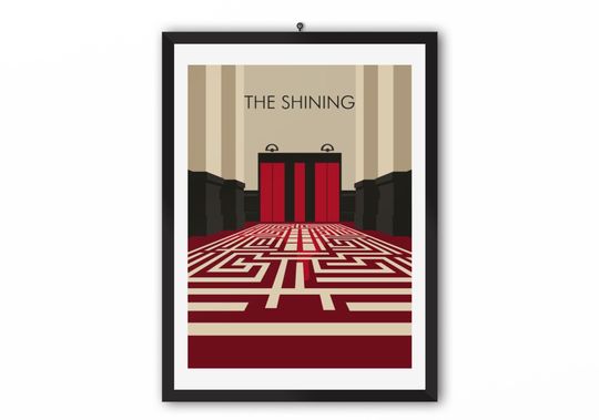 Discover The Shining movie poster | Minimalist art poster