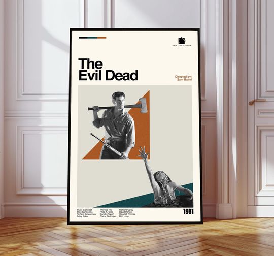 Discover The Evil Dead 1981 Poster, Horror Poster
