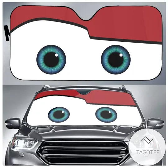 Discover Disneyyy carss Car Sun Shade Car Eyes Movie Windshield Sun Shade