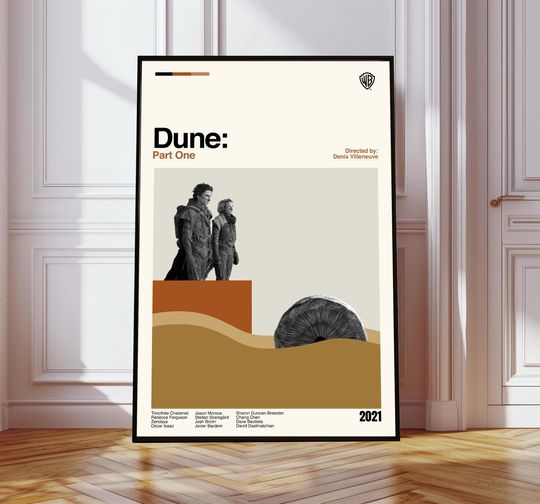 Discover Inspired Movie Poster, Retro Modern Poster