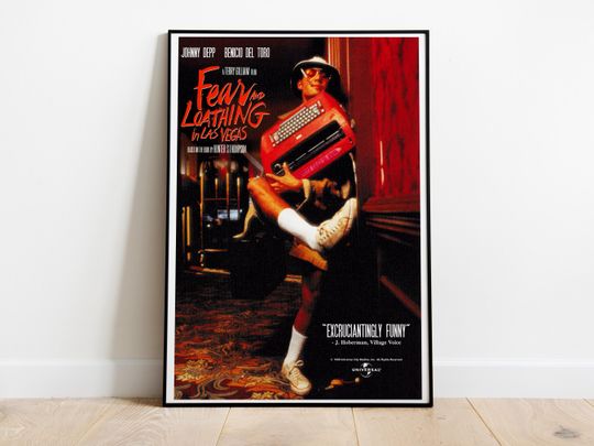 Discover Fear and Loathing in Las Vegas, Terry Gilliam, Johnny Depp, Benicio del Toro Poster