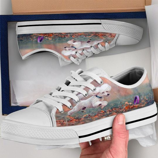 Discover Poodle Shoes, Poodle Women's Men's Low Top Sneakers