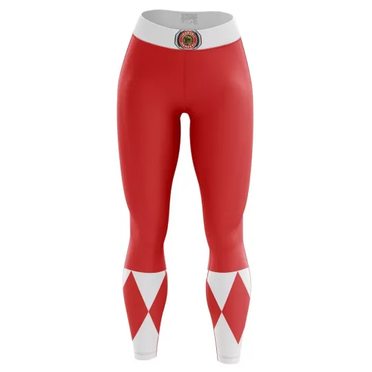 Discover Red Ranger Mighty Morphin Power Rangers Unisex Leggings Spats Training