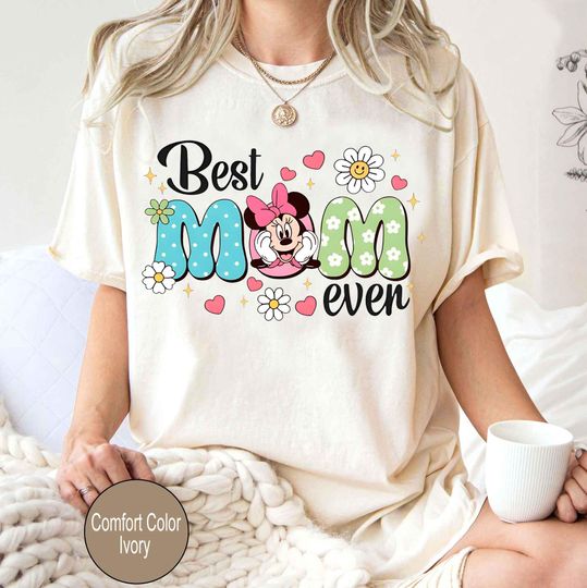 Discover Retro Best Mom Ever Minniee Mouse Shirt, Minniee Mouse Shirt