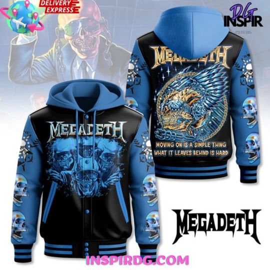 Discover Megadeth Band Limited Edition Hooded Varsity Jacket