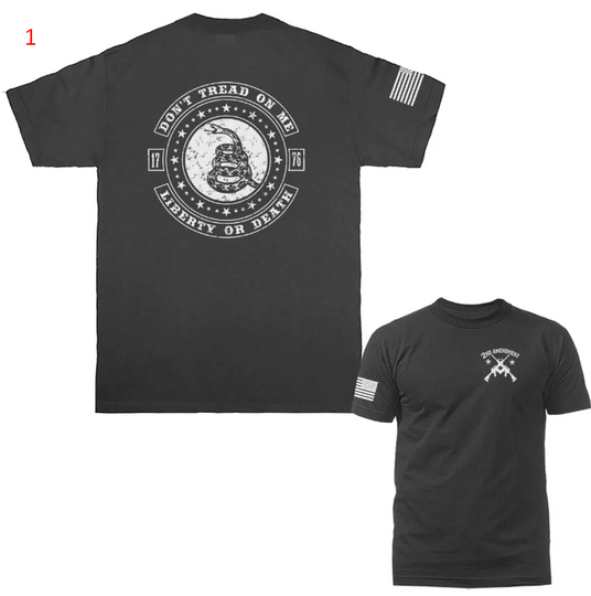 Discover Don' Tread on Me 2nd Amendment Constitution Gun Patriot Patriotic T-shirt