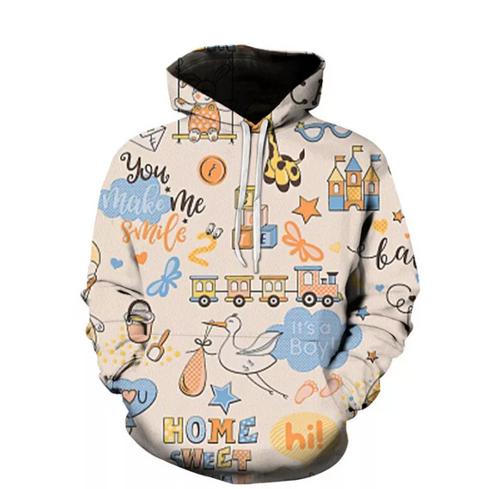 Discover Little Animals 3D Print Hoodie