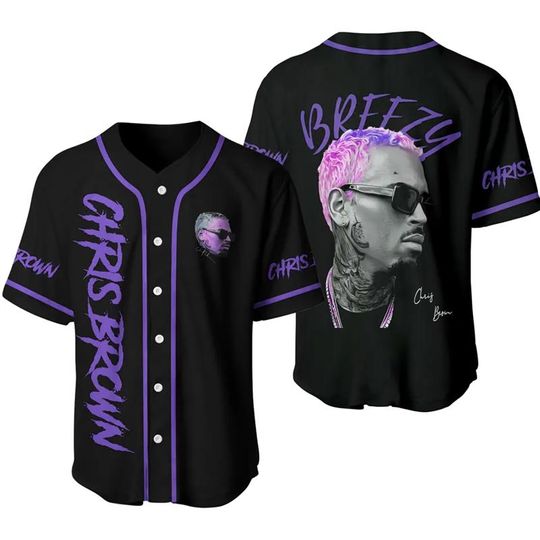 Discover Chris Brown Jersey Shirt, Chris Brown Baseball Jersey