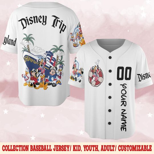 Discover Disneyyland Trip Baseball Jersey, Personalized Name Disneyyy Castle Shirt, Disneyyy Jersey