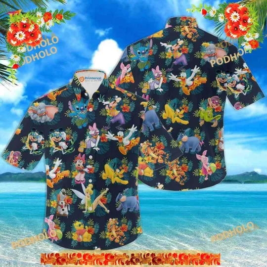 Discover Disneyyy Hawaiian Shirt Mickeyy mouse Hawaiian Shirt