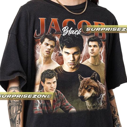 Discover Jacob Black Unisex Softstyle Vintage Shirt, Gift For Woman and Man Unisex T-Shirt