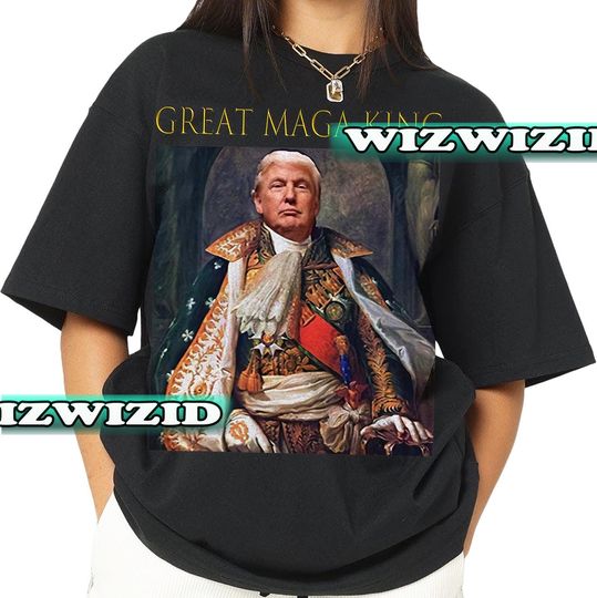 Discover Retro 90's Great Maga King Tee Shirt, Anit Trump Maga King Tee Shirt Gift for Democrat