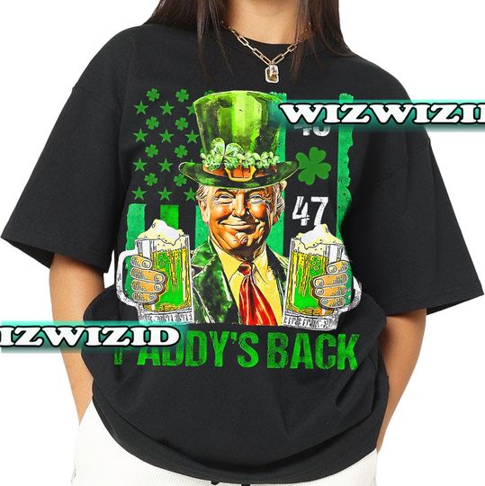 Discover Trump Funny St Patricks Day Shirt, St Pattys Day Dancing Trump, Trump Shamrock Tshirt