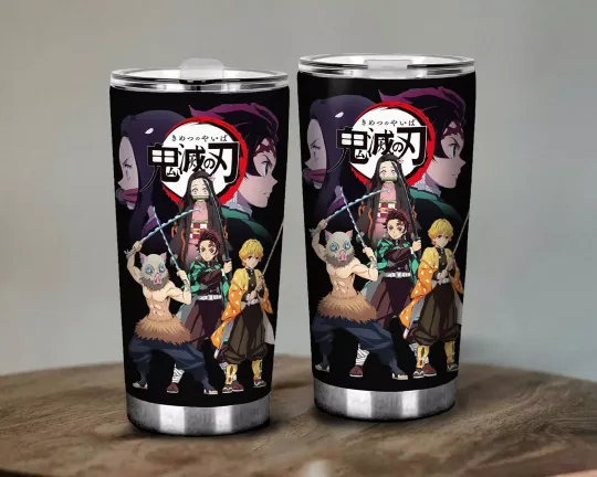 Discover Epic Anime Warrior Tumbler 20oz – Stainless Steel Drinkware for Fans