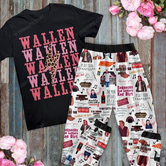 Discover Wallen Western Leopard Pajamas Set