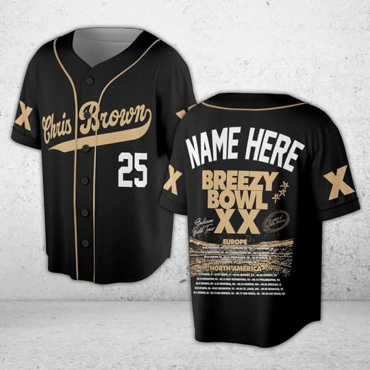 Discover CB Album Shirt, CB Fan Gift, Breezy Baseball jersey Merch For fans
