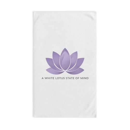 Discover The White Lotus Motivational beach Towel, Inspirational Gift