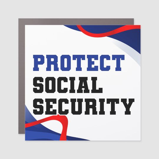 Discover Protect Social Security Car Car Magnet