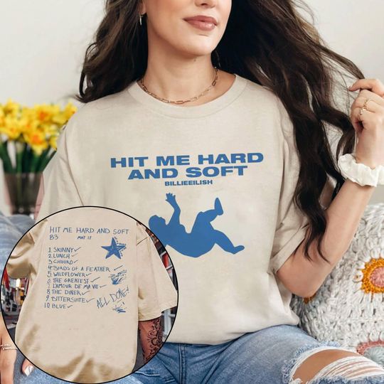 Discover Billie Eilish Hit Me Hard and Soft Album T-Shirt
