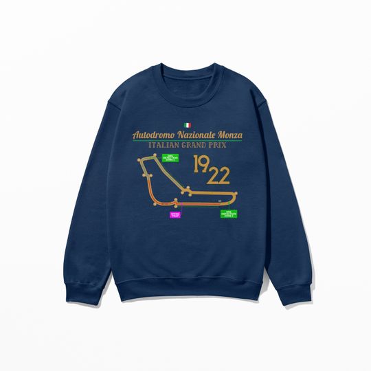 Discover Italy Monza Racing Track Inspired Sweatshirt