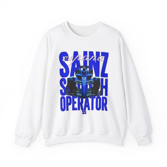 Discover Sainz Inspired Racing Sweatshirt | Vintage Motorsports Merch Sweatshirt