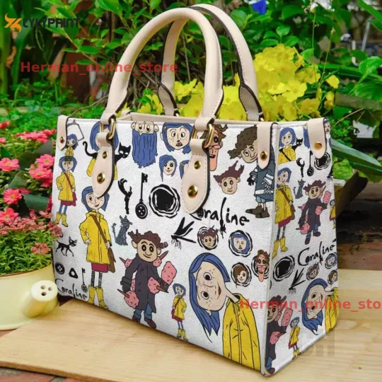 Discover Cartoon Leather Handbag