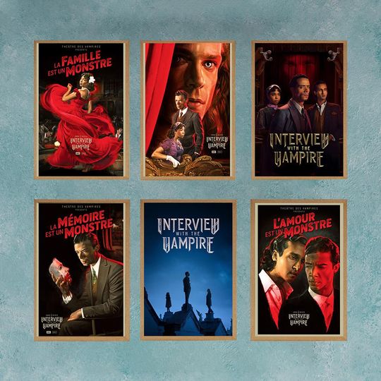 Discover Interview with the Vampire 2024 Movie Poster Wall Art Decor Rome Decor Film Poster