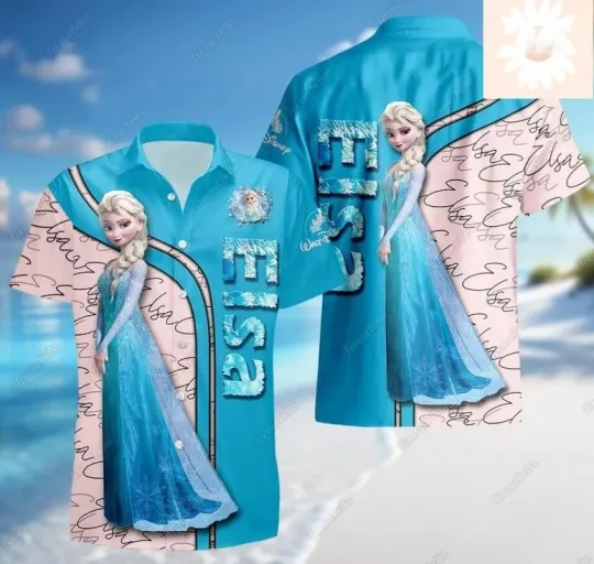 Discover Elsaa Frozenn Hawaiian Shirt