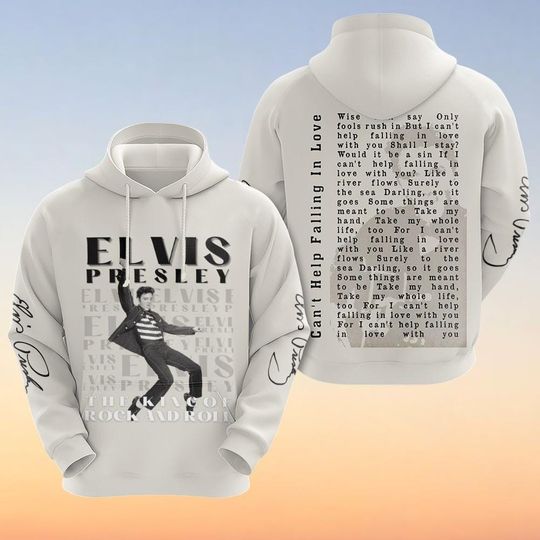 Discover Elvis Presley The King Of Rock And Roll 3D Hoodie