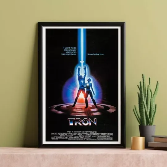 Discover TRON Legacy Movie Poster -  Fabric Wall Art (Unframed)