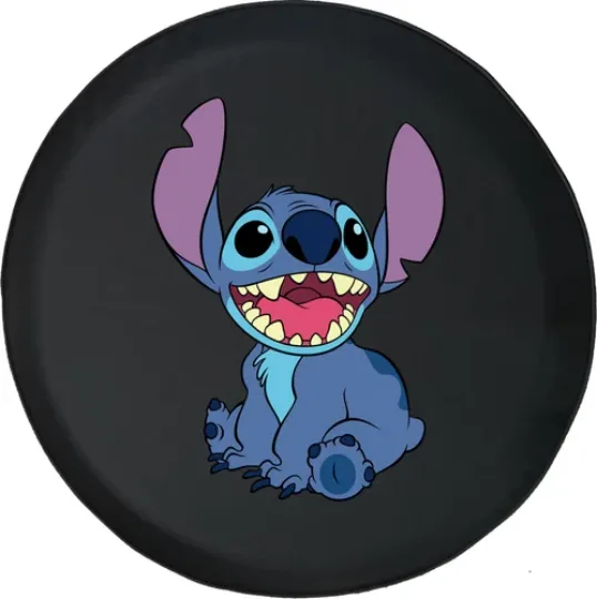 Discover Funny Spare Tire Cover Cartoon Stitchh Monster